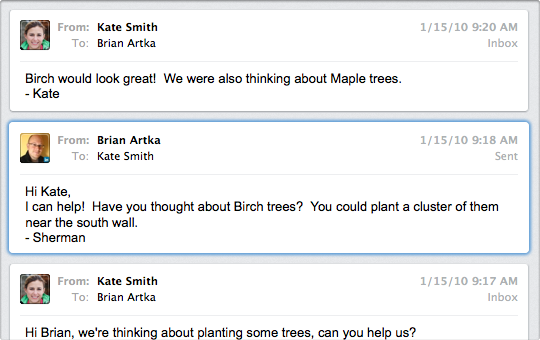 Postbox's conversation views give you the 